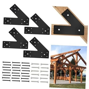 5-Degree Pergola Brackets 10" x 3",Slant Joining Brackets for x or 45 Degree 4 - Picture 1 of 8