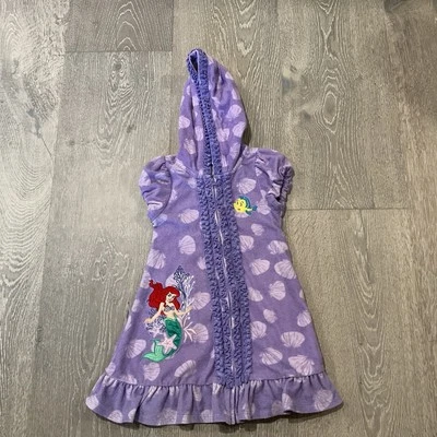 Disney Store Princesa Sirenita Ariel Niñas Traje de Baño Cubrir Púrpura 5/6 Foto 1 de 4