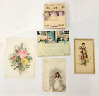 Lot vintage Ephemera 5 pièces ~ début des années 1900 + ~ album, collectionneur, lot revendeur