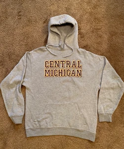 Central Michigan University Hoodie Sweatshirt CMU Pullover Taschen Erwachsene Large - Bild 1 von 9