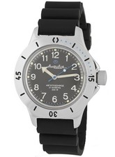 Vostok Amphibian 120811 / 2415 Russian Military Watch Auto Divers 200m Black