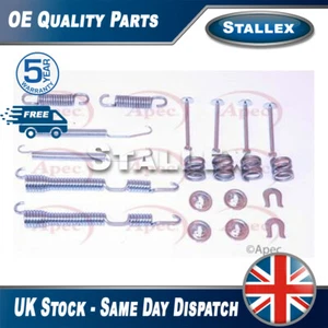 Fits Colt Lancer Compact Wira Brake Shoes Fitting Kit Rear Stallex - Picture 1 of 2