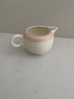 Homer Laughlin Organdy Child Tea Set Creamer   Eggshell With Pastel Pink Band