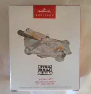 2024 Hallmark / Star Wars Rebels - The Ghost Ornament - Magic Sound - Picture 1 of 1