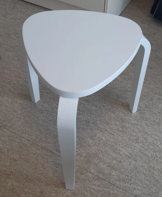 Hocker IKEA KYRRE Weiss, Höhe: 45 cm - Bild 1 von 1