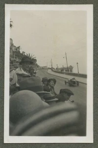4 photos d'une course automobile. Monaco ? Années 20. Snapshot. - Imagen 1 de 2