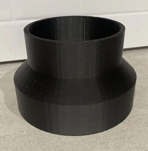 RIDUTTORE ESTRATTORE POLVERE FINO A 100 MM MISURA PERSONALIZZATA ACCOPPIAMENTO CONICO - Foto 1 di 2