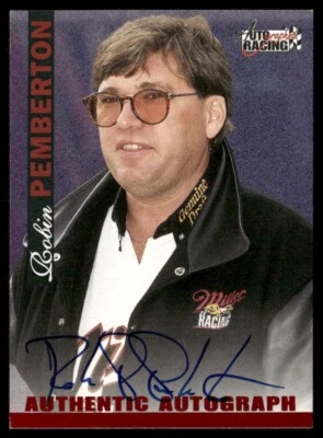 1996 Autographed Racing Autographs #41 Robin Pemberton - Image 1 of 2