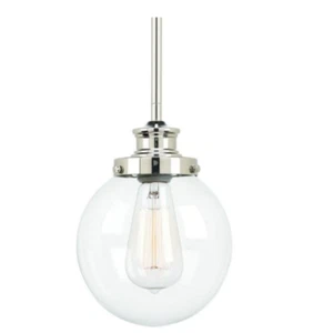 Progress Lighting Penn 6.88 in. 1-Light Polished Nickel Mini Pendant - Picture 1 of 1