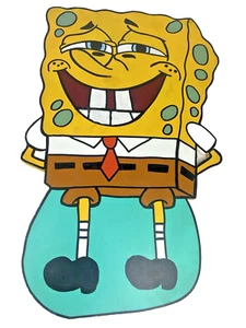 Bob Esponja Pantalones Cuadrados Pieza de Arte Original Por: Dale 2003 En Las Vegas - 20 x 10 - Imagen 1 de 18