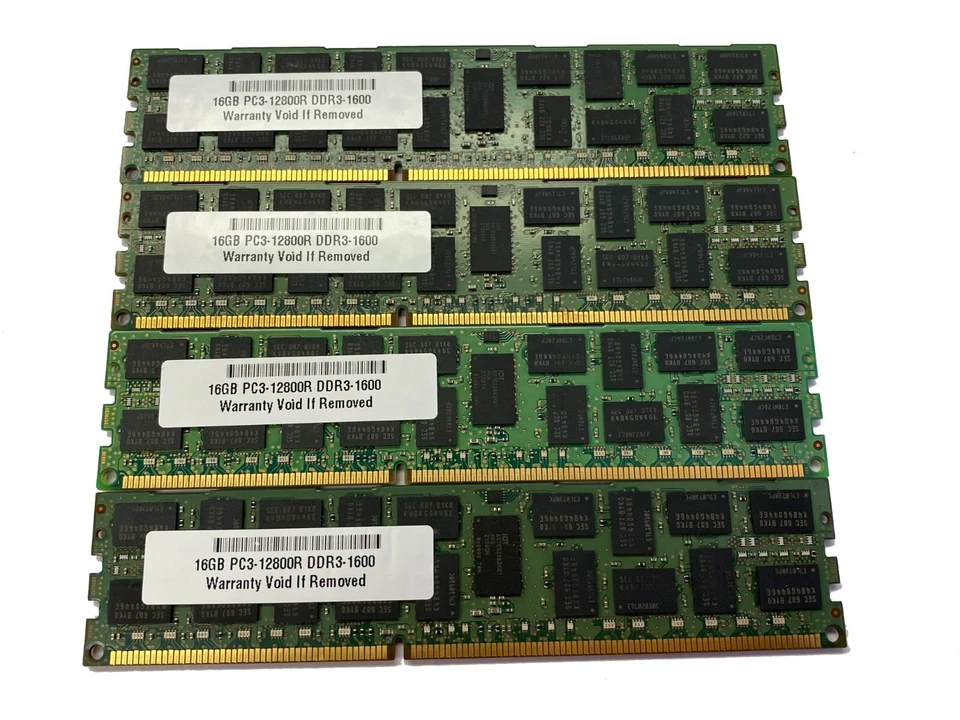 64GB 4x 16GB Memory for Dell Precision Workstation T5600 Server ECC RDIMM RAM - Image 1 of 1