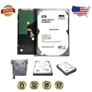 MaxDigitalData 6TB HDD with 128MB Cache - 3.5" for NAS & PCs, 3- - Picture 1 of 7