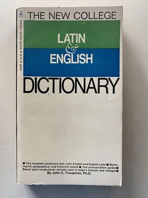 The New College Latin & English Dictionary 1971 Paperback - Image 1 of 2