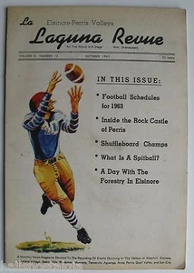 1963 "La Laguna Revue monatliches Nachrichtenmagazin" Elsinore-Perris Valleys, Kalifornien - Bild 1 von 4
