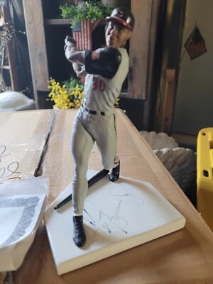 Ken Griffey Jr Salvino figurine statue signed/autographed on base Reds w/cert - Image 1 of 4