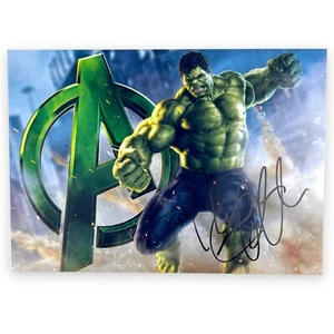 MARK RUFFALO Hulk Marvel Avengers MCU Hand Signed 8x11 Photo COA (RA) Authentic - Picture 1 of 5