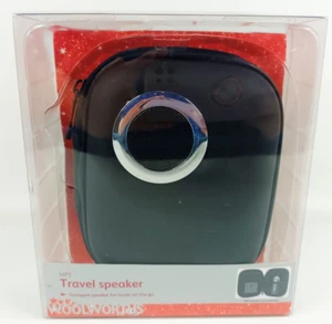 Altavoz de viaje plegable Woolworths nuevo stock antiguo conector de 3,5 mm - Imagen 1 de 9