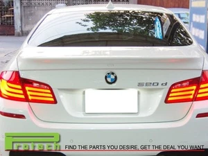 300 White Paint AC Style Trunk Lip Spoiler Fits 11-15 BMW 528i 535i 550i M5 4Dr - Picture 1 of 2
