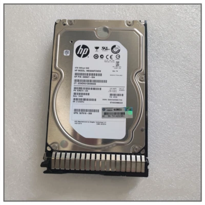 HP 4TB SAS SC HDD 7.2K 6GB 3.5" 695842-001 695510-B21 695507-008 W/ Caddy tray - Image 1 of 4