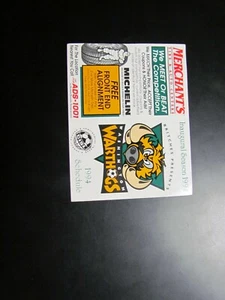 1994 Washington Warthog Schedule  - Picture 1 of 2