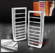 03-09 HUMMER H2 SUV REAR TAIL LIGHT COVER TRIM BEZEL GUARD CHROME 04 05 06 07 08