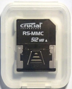 Crucial Technology 512mb RS-MMC CT512MBRSMM.PX - Picture 1 of 2