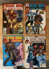 IRON MAN BAD BLOOD 1-4 PLUS RAPTURE 1-4 AND HOUSE OF M 1-3