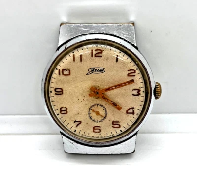Reloj Zim Vintage Raro URSS Hombres Reparado Soviético Wris Original Militar Retro Antiguo Foto 1 de 4