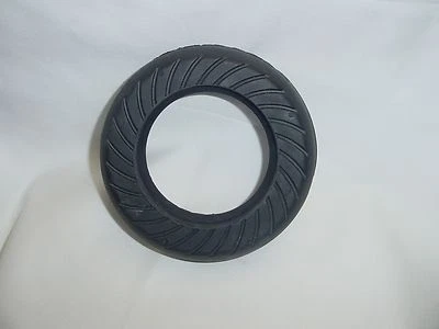 1 New OEM Genuine Go-Ped 6" Hard Rubber Tire for Mach 12 or 3-Spoke Type Wheel