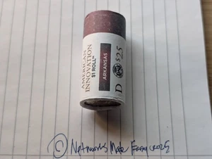 2025 D $1 American Innovation Dollar US Arkansas $25 Roll - Free Shipping! 25GRE - Picture 1 of 4