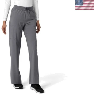 Scrub Pants Women's Boot Cut Stretchable Comfortable Healthcare Uniform - Image 1 of 2