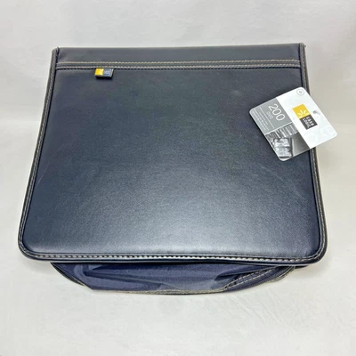 Case Logic CD case Binder Black 200 Disc DVD Nylon Wallet Carry RARE DJ - Image 1 of 4