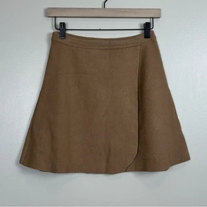 Falda Zara Niñas 13-14 Tostada Pull On Acanalada Peso Medio Elastizada Mini Academia - Imagen 1 de 5