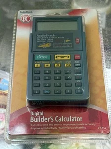 Radioshack Digital Builders Calculator Diagonal 22-452 NIB - Picture 1 of 4