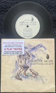 Depeche Mode - Alles zählt 7" Vinyl 1983 GEREINIGT/GETESTET EX/VG + VIDEOCLIP - Bild 1 von 8