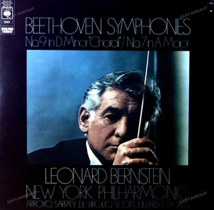 Beethoven, Bernstein - Beethoven Symphonies (No. 9 / No. 7) 2LP (VG/VG) .* - Picture 1 of 1