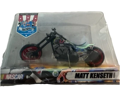 Matt Kenseth 2004 Hot Wheels Racing Justice League Thunder Rides Motorcycle NIB - Image 1 of 4