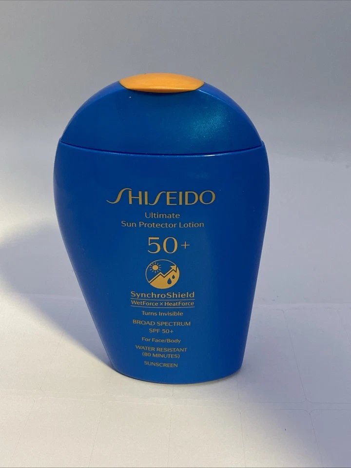 Shiseido Ultimate Loción Protector Solar Synchro Shield SPF50+ 5 fl. oz/150 ml Foto 1 de 1