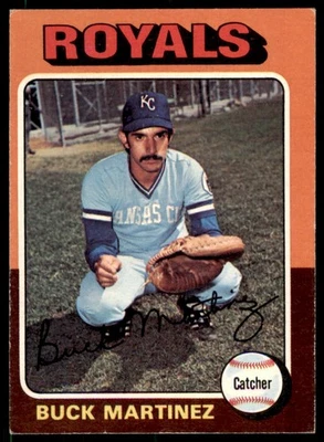 1975 TOPPS BUCK MARTINEZ KANSAS CITY ROYALS #314 - Image 1 of 2