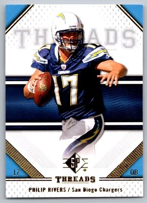 2009 SP Threads Philip Rivers San Diego Chargers #77 - Image 1 of 2