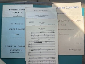 Saxophone & Piano Music sheet Lot - Picture 1 of 9