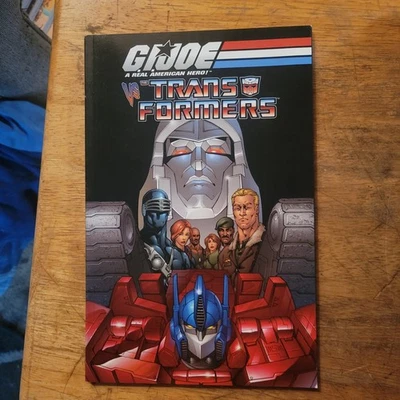 GI JOE VS TRANSFORMERS #1 (DEVILS DUE PUBLISHING 2004 DDP) TPB Graphic Novel - Image 1 of 2