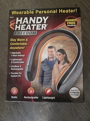 Handy Heater Freedom Wearable Neck Heater for On-the-Go Heating Adjustable NIB
