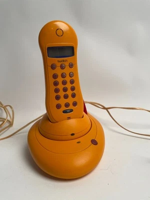 Early Swatch Orange Utan Cordless telephone 1990s 90s retro vtg Memphis kitsch - Image 1 of 4