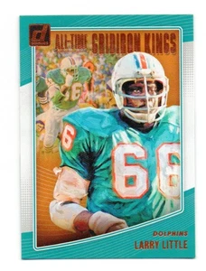 2018 Donruss Larry Little All-Time Gridiron Kings Miami Dolphins AGK-15 - Picture 1 of 2