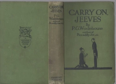 P G WODEHOUSE CARRY ON JEEVES FIRST EDITION HARDBACK 1925 - Image 1 of 2