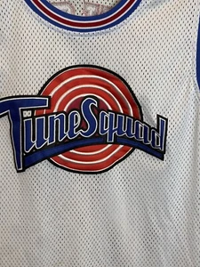 Vintage 1996 Headgear Classics Tune Squad Bugs Bunny #1 Jersey Adult Large White - Picture 1 of 8