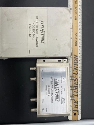 NOS Cabletronix HMSC-4A Four Port Satellite Multi-Switch - Image 1 of 3