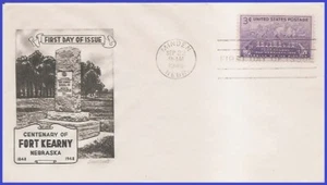 USA3 # 970 U/A SMARTCRAFT FDC Fort Kearny Centenary - Picture 1 of 1