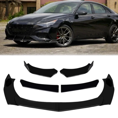 For Hyundai Elantra Coupe Sedan Car Front Bumper Lip Spoiler Splitter Body Foto 1 de 4